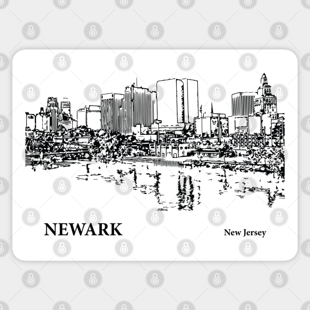 Newark - New Jersey Sticker by Lakeric